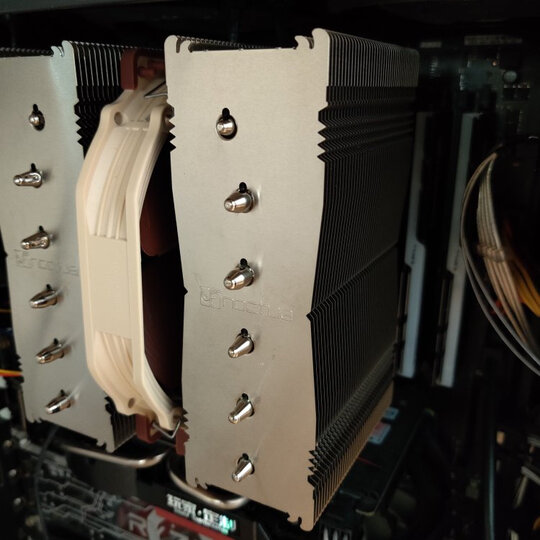 猫头鹰(NOCTUA)NH-D15S CPU散热器 (多平台2011/115X/AMD/CPU双塔散热器/6热管/兼容梳子内存不挡显卡) 晒单图