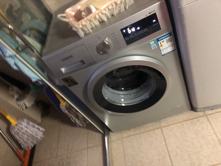 西门子(SIEMENS) 8公斤 变频滚筒洗衣机 除菌液 防过敏程序 快洗15' 高温筒清洁 XQG80-WM10N1C80W 晒单图