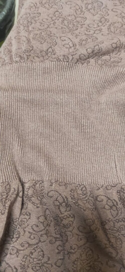 浪莎秋衣秋裤女莫代尔棉薄款舒适美体保暖内衣套装冬女士修身无缝打底衫 紫色 M(155-165) 晒单图