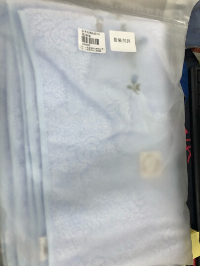 金号纯棉无捻提缎提花枕巾 单人枕头巾 柔软透气 灰色 2条 80*51cm 晒单图