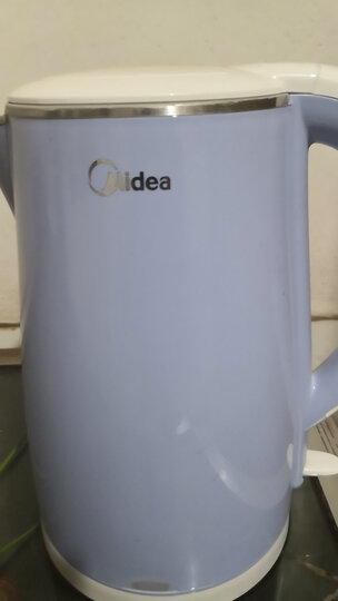 美的（Midea）电水壶热水壶电热水壶304不锈钢1.7L大容量净甜暖水壶烧水壶开水壶智能断电1705C 晒单图
