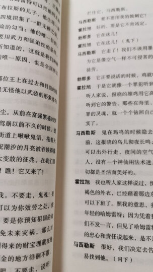 双语译林：莎士比亚悲剧哈姆雷特（附英文原版1本） 晒单图