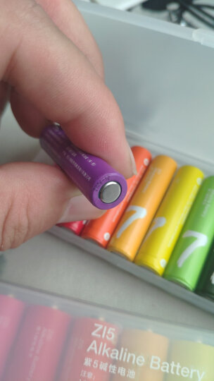 ZMI5号彩虹电池碱性10粒装适用于血压计/遥控器/鼠标/儿童玩具/智能门锁耳温枪血氧仪 晒单图