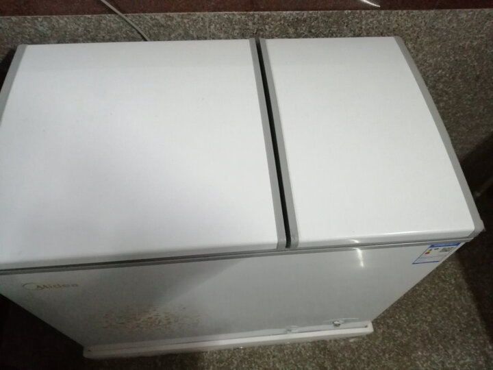 美的(Midea)200升 双温双箱冷柜 家用商用冰柜 一级能效 冷冻冷藏卧式冰箱 BCD-200DKM(E) 晒单图
