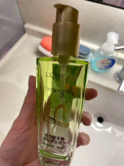 欧莱雅奇焕润发护发精油100ml(小红瓶 针对烫染发质  免洗 强韧 防损伤) 晒单图