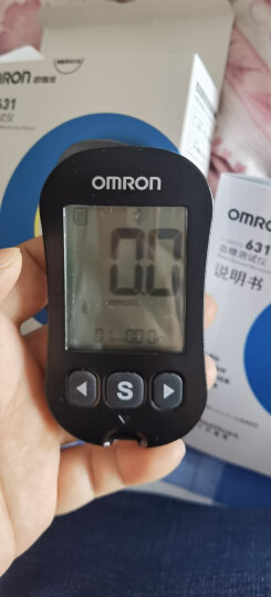 欧姆龙（OMRON）血糖仪家用糖尿病血糖检测仪测血糖仪HGM-112（赠25条试纸+25支针头） 晒单图