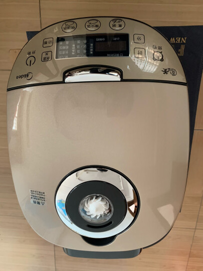 美的(Midea)电饭煲 涡轮除泡防溢锅 金属拉丝机身 圆灶釜4L电饭锅MB-WFS4057 晒单图