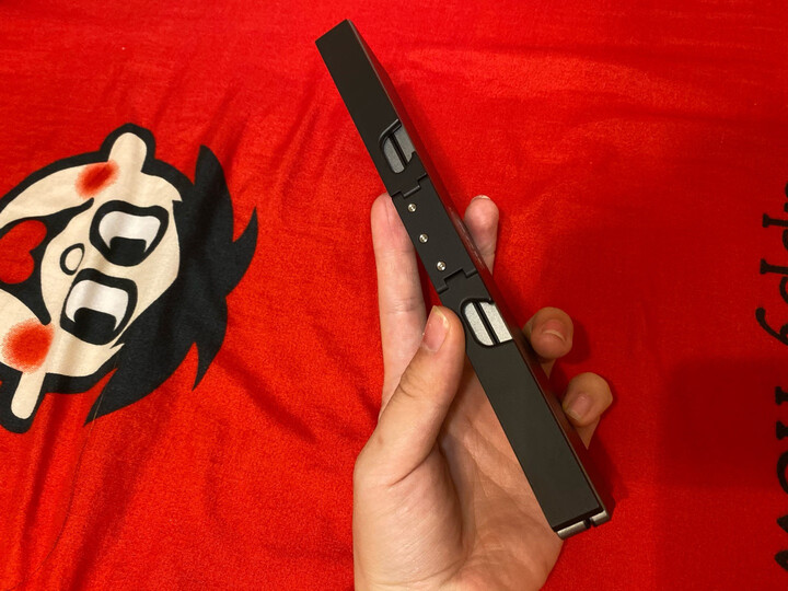 航世(B.O.W)HB088 可折叠带鼠标触控功能无线蓝牙键盘 ipad平板手机多设备通用办公键盘 灰色 晒单图