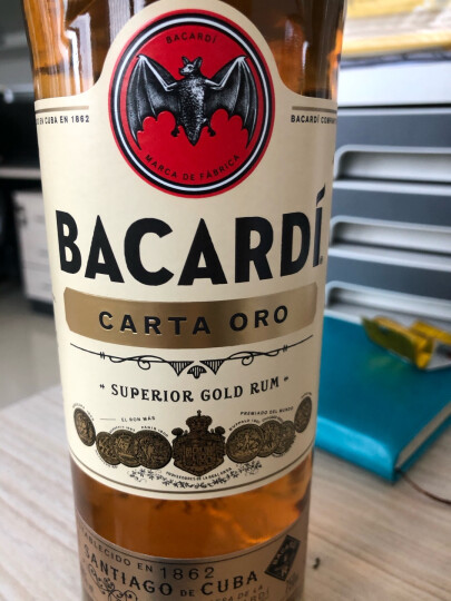 百加得(Bacardi) 洋酒 金朗姆酒 莫吉托 基酒调酒 750ml 晒单图
