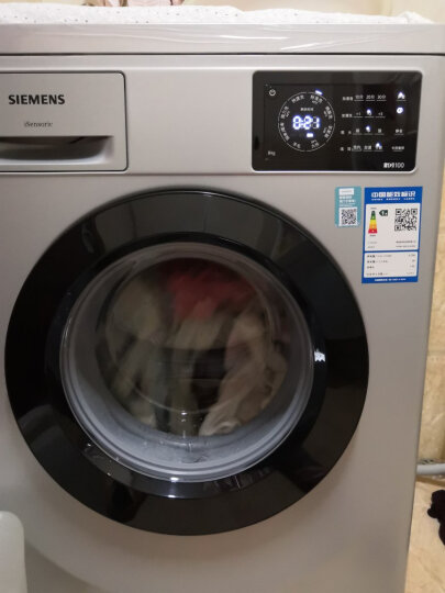 西门子(SIEMENS) 8公斤 变频滚筒洗衣机 快速洗 强力洗 大件洗 高温筒清洁 XQG80-WM12L2E88W 晒单图