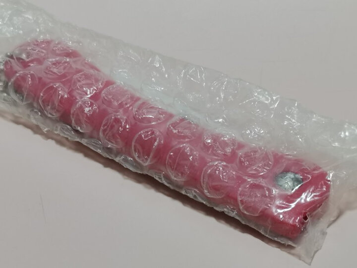 拜格BAYCO 水果刀3寸折叠削皮刀便携陶瓷刀玫红色BD8003 晒单图
