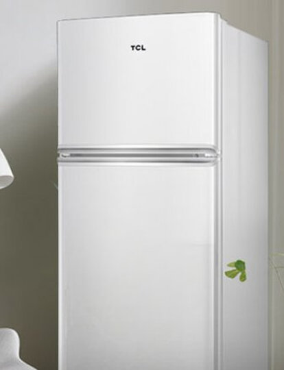 TCL 118升 双门 LED照明 迷你节能 环保内胆 小家用神器 (芭蕾白)BCD-118KA9 晒单图