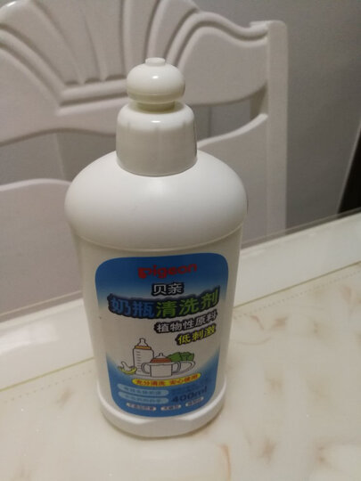 贝亲(Pigeon) 奶瓶清洗剂 餐具清洗剂 奶瓶奶嘴清洗液 植物性原料 400ml MA26 晒单图