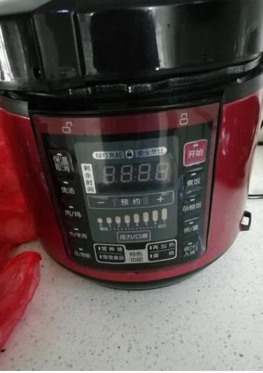 美的(Midea)电压力锅6升双胆大容量高压锅 一键排气 七段调压 开盖收汁 WQC60A5(李现推荐) 晒单图