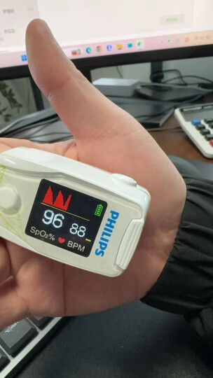 飞利浦（PHILIPS） 血氧仪指夹式脉搏检测仪血氧饱和度脉搏测量 【血压计700C+血氧仪DB12】套餐 晒单图