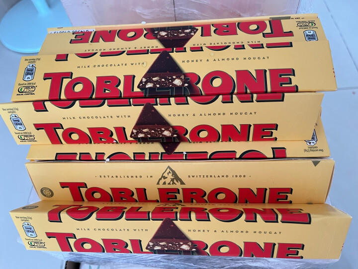 三角（Toblerone）瑞士牛奶巧克力含蜂蜜及巴旦木糖100g零食喜糖生日礼物中秋节礼物 晒单图