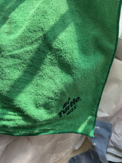 龟牌（Turtle Wax） 洗车毛巾擦车巾无痕40*40 (3条装）汽车车用专用抹布吸水加厚 晒单图
