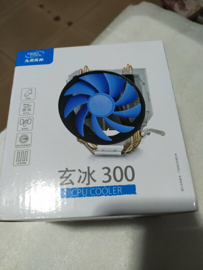 九州风神（DEEPCOOL） 玄冰300 CPU散热器（多平台/支持AM5/3热管/12CM风扇/PWM温控/预涂硅脂） 晒单图