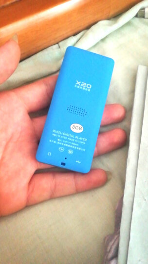 锐族（RUIZU）X20 8G 蓝色 外放线控运动MP3/MP4音乐播放器迷你学生随身听便携式电子书英语听力插卡 晒单图