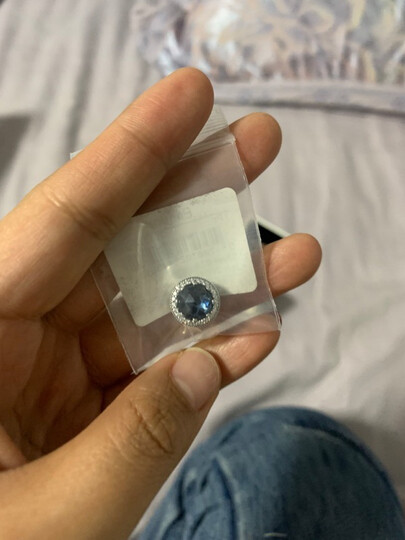 送女友 PANDORA 潘多拉 猫眼紫色切面锆石串珠 791725NRP 晒单图