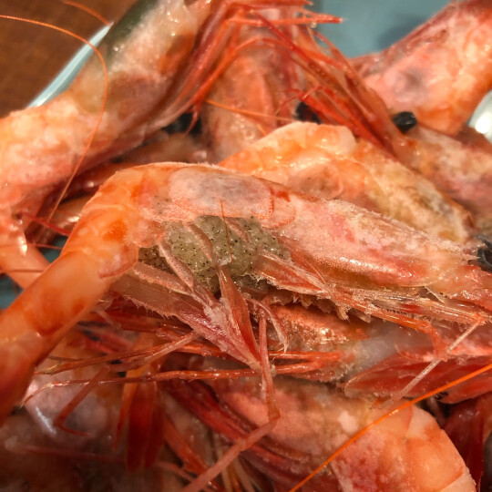 京鲜生 俄罗斯北极甜虾刺身 2L 1kg盒装 约60尾左右 晒单图
