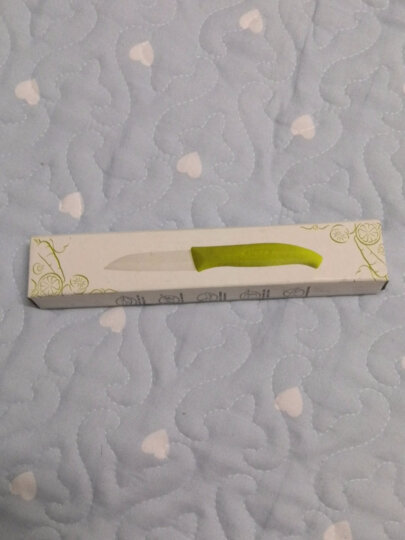 美瓷（MYCERA）陶瓷刀3寸切水果刀具 迷你随身便携瓜果刀 削皮器 辅食刀(绿色)EZ3F 晒单图