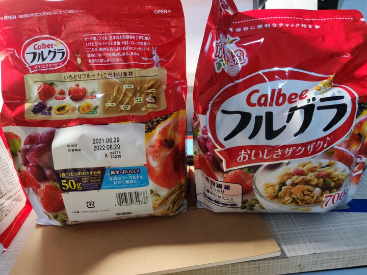 日本进口 Calbee(卡乐比) 富果乐 水果麦片700g/袋 早餐谷物冲饮燕麦片(新老包装随机发货) 晒单图