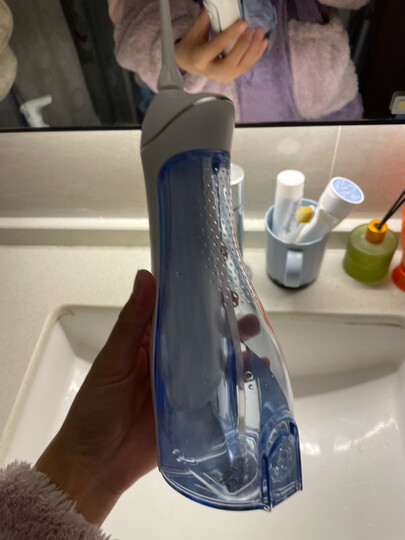 博皓(prooral)冲牙器/洗牙器/水牙线/洁牙器 便携立式设计 5025pro(原5002升级版)釉蓝 晒单图