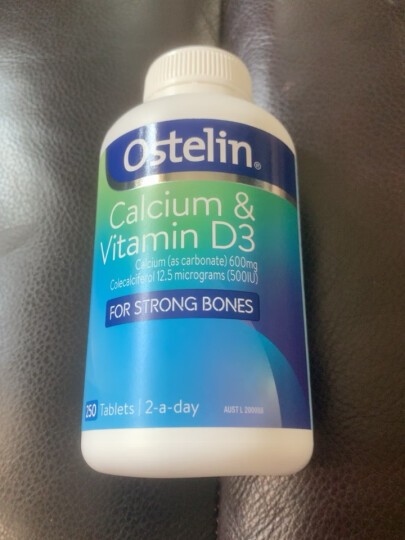 Ostelin奥斯特林 成人钙片维生素D补钙片孕妇中老年补充钙 250片/瓶  晒单图