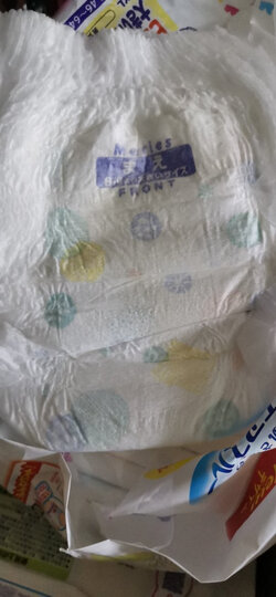 花王(Merries)日本原装进口 婴儿拉拉裤 尿不湿?M58片 晒单图