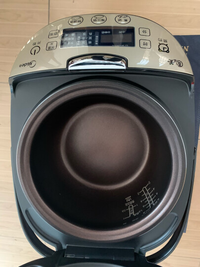美的(Midea)电饭煲 涡轮除泡防溢锅 金属拉丝机身 圆灶釜4L电饭锅MB-WFS4057 晒单图