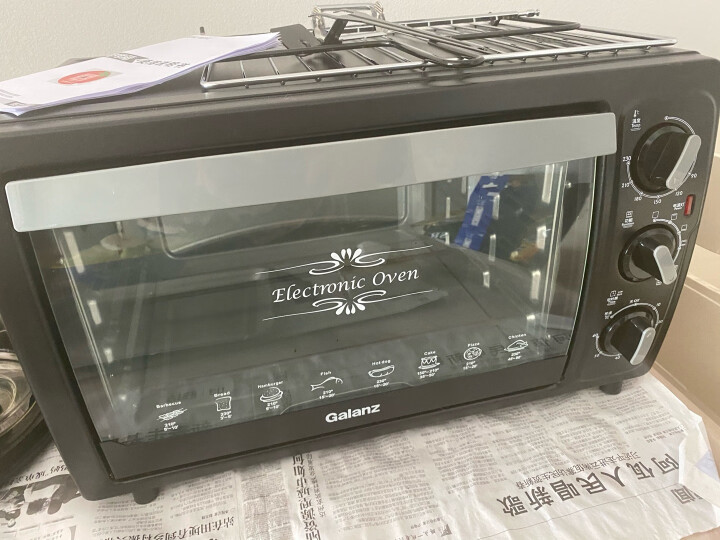 格兰仕（Galanz）家用电器多功能电烤箱30升旋转烤叉专业烘焙烘烤蛋糕面包KWS1530X-H7R 晒单图