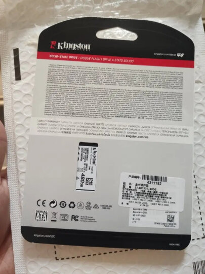 金士顿(Kingston) 120GB SSD固态硬盘 SATA3.0接口 A400系列 读速高达500MB/s 晒单图