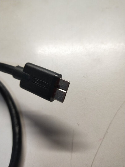优越者(UNITEK)移动硬盘数据线 Micro USB3.0东芝希捷西数连接线 note3/s5充电线 0.5米 黑Y-C4022BBK 晒单图