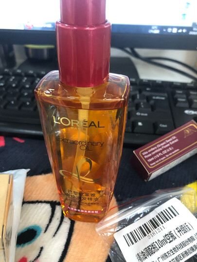 欧莱雅(LOREAL)奇焕润发精油护发素100ml两支套装(所有发质+烫染发质+旅行装100ml*2)(赠品随机发货) 晒单图