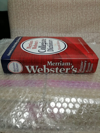 韦氏大学英语词典 Merriam Webster's 韦氏词典 字典 GRE考试 晒单图