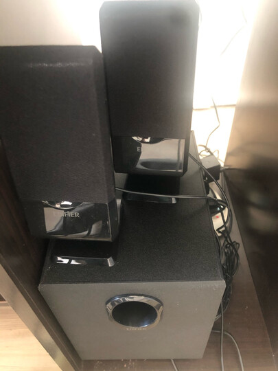 漫步者(EDIFIER) R101V 2.1声道多媒体音箱 音响 电脑音箱 黑色 晒单图