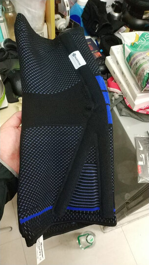 保而防(BAUERFEIND) 护膝篮球排球P3髌骨加强德国进口运动护具 黑色防滑款 左腿4码 晒单图