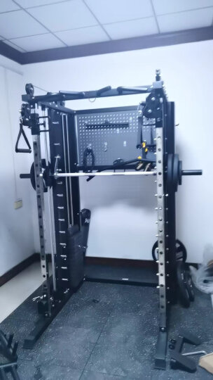 康强 综合训练器 多功能力量械 家用健身器材 三人站组合健身器材 单人站M8X铸铁80公斤配重 晒单图