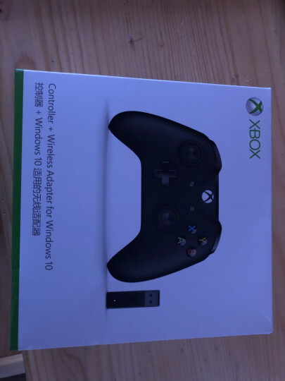 微软 Xbox无线控制器/手柄 黑色+二代Win10无线适配器 | PC游戏手柄 蓝牙无线双模 适配Xbox/电脑/平板/手机 晒单图