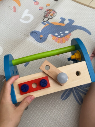 Hape工具箱玩具木质拼拆装小小修理师工具盒套装早教3-6岁男女小孩宝宝生日礼物玩具儿六一儿童节礼物 晒单图