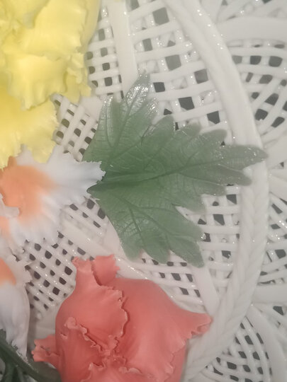 东方泥土陶瓷牡丹莲花挂盘创意客厅电视柜酒柜隔断摆件装饰工艺品 莲花挂盘 D54-22B 晒单图