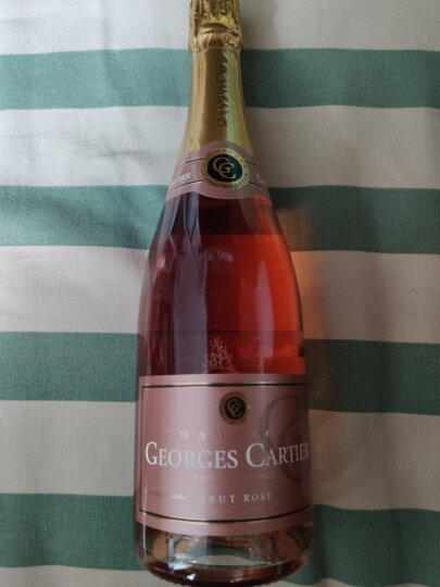 京东海外直采 法国乔治卡迪亚桃红香槟酒 750ml 礼盒装 原瓶进口 晒单图