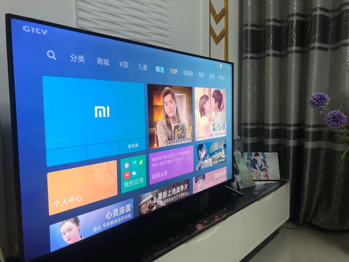 小米电视4C 55英寸 4K超高清 HDR 四核处理器 2GB+8GB 人工智能网络液晶平板电视 L55M5-AZ 晒单图