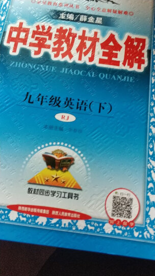 2023新版包邮 中学教材全解 9九年级下册英语人教版 初三九年级下册英语全解教材同步全解全析薛金星 晒单图