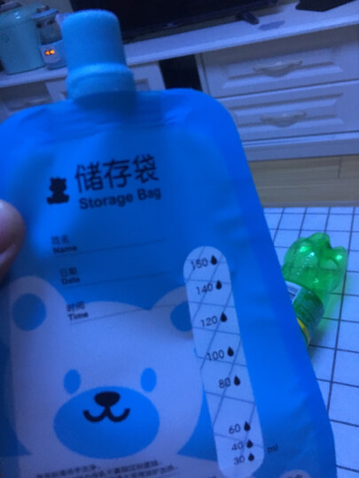 小白熊母乳储存袋纳米银保鲜袋韩国进口母乳保鲜袋200ml/52片9525 晒单图