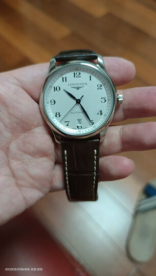 浪琴（LONGINES）瑞士手表 名匠系列 机械皮带男表 对表 L26284783 晒单图