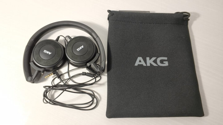 爱科技（AKG）K420LE 耳机头戴式 折叠便携式音乐耳机 通用 重低音手机耳机 浅蓝色 晒单图