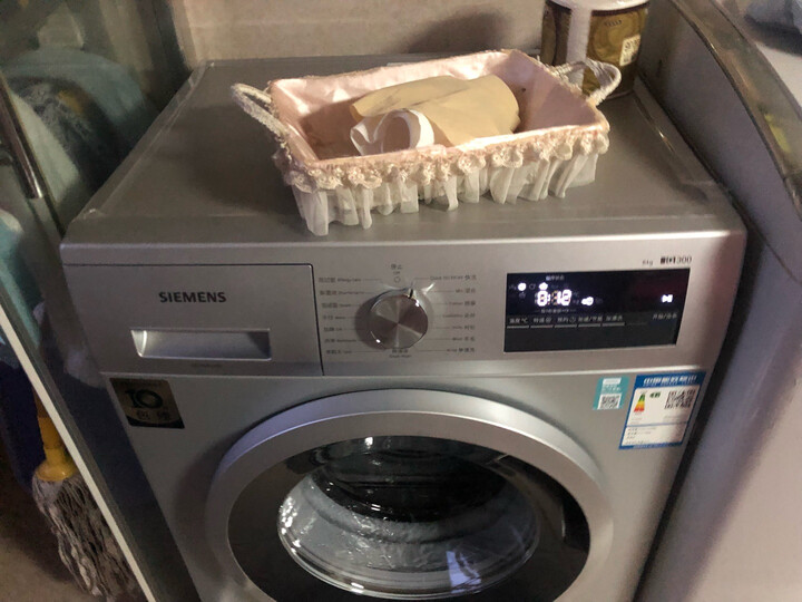 西门子(SIEMENS) 8公斤 变频滚筒洗衣机 除菌液 防过敏程序 快洗15' 高温筒清洁 XQG80-WM10N1C80W 晒单图