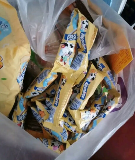 阿尔卑斯草莓牛奶味硬糖棒棒糖20支装 儿童糖果 经典棒棒糖 休闲零食 200g 晒单图